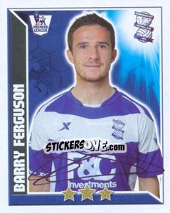 Sticker Barry Ferguson - Premier League Inglese 2010-2011 n. 71 - Topps