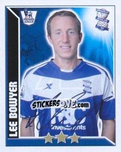 Sticker Lee Bowyer - Premier League Inglese 2010-2011 n. 72 - Topps