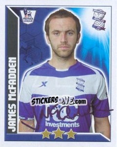 Sticker James McFadden - Premier League Inglese 2010-2011 - Topps