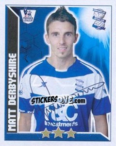 Figurina Matt Derbyshire - Premier League Inglese 2010-2011 - Topps