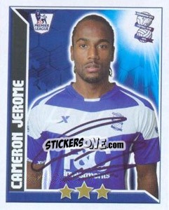 Sticker Cameron Jerome - Premier League Inglese 2010-2011 - Topps