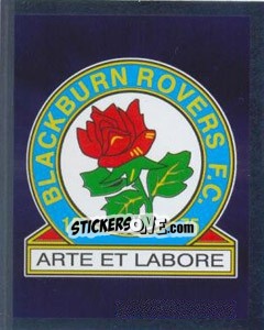 Sticker Blackburn Rovers Logo - Premier League Inglese 2010-2011 n. 80 - Topps