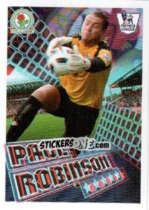 Figurina Paul Robinson - Star Player - Premier League Inglese 2010-2011 - Topps