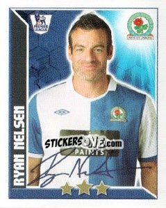 Sticker Ryan Nelsen - Premier League Inglese 2010-2011 n. 87 - Topps