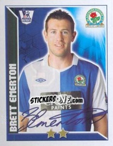 Figurina Brett Emerton - Premier League Inglese 2010-2011 - Topps