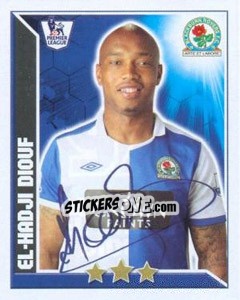 Cromo El-Hadji Diouf - Premier League Inglese 2010-2011 - Topps