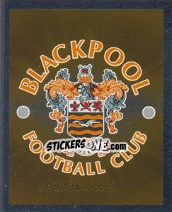 Figurina Blackpool Logo - Premier League Inglese 2010-2011 - Topps