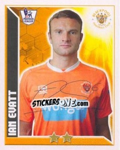 Sticker Ian Evatt - Premier League Inglese 2010-2011 - Topps