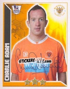 Sticker Charlie Adam - Premier League Inglese 2010-2011 n. 108 - Topps