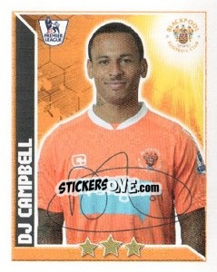 Sticker DJ Campbell - Premier League Inglese 2010-2011 - Topps