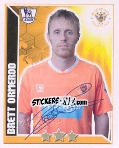 Sticker Brett Ormerod - Premier League Inglese 2010-2011 - Topps