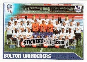 Figurina Bolton Wanderers Team - Premier League Inglese 2010-2011 - Topps