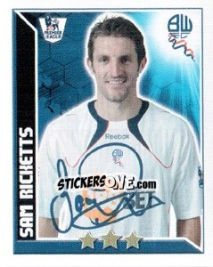 Sticker Sam Ricketts - Premier League Inglese 2010-2011 n. 122 - Topps