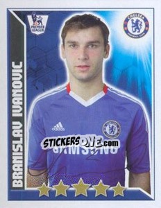 Sticker Branislav Ivanovic - Premier League Inglese 2010-2011 n. 143 - Topps