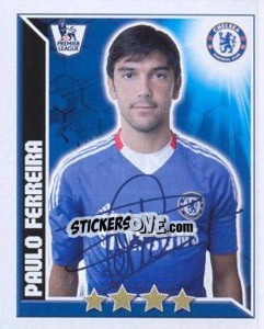 Sticker Paulo Ferreira - Premier League Inglese 2010-2011 - Topps