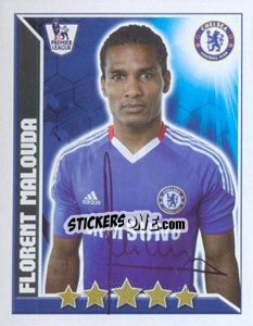 Figurina Florent Malouda - Premier League Inglese 2010-2011 - Topps