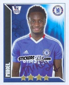 Cromo Mikel - Premier League Inglese 2010-2011 - Topps