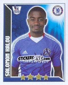 Sticker Salomon Kalou - Premier League Inglese 2010-2011 n. 153 - Topps