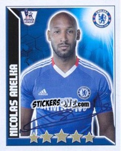 Sticker Nicolas Anelka - Premier League Inglese 2010-2011 n. 154 - Topps