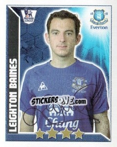 Sticker Leighton Baines - Premier League Inglese 2010-2011 n. 161 - Topps