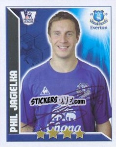 Sticker Phil Jagielka - Premier League Inglese 2010-2011 n. 162 - Topps