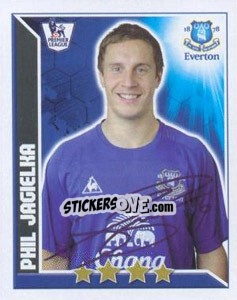 Figurina Phil Jagielka - Premier League Inglese 2010-2011 - Topps