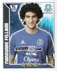 Sticker Marouane Fellaini - Premier League Inglese 2010-2011 n. 164 - Topps