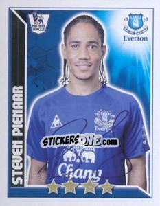 Sticker Steven Pienaar - Premier League Inglese 2010-2011 n. 168 - Topps