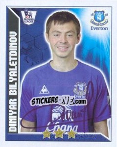Sticker Diniyar Bilyaletdinov - Premier League Inglese 2010-2011 n. 169 - Topps