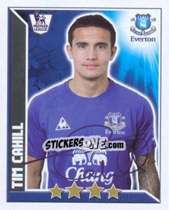Sticker Tim Cahill - Premier League Inglese 2010-2011 n. 171 - Topps