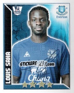 Figurina Louis Saha - Premier League Inglese 2010-2011 - Topps