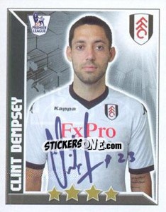 Sticker Clint Dempsey - Premier League Inglese 2010-2011 n. 184 - Topps