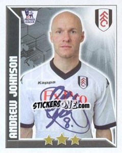 Sticker Andrew Johnson - Premier League Inglese 2010-2011 - Topps
