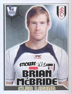 Figurina Brian McBride - Club Legend - Premier League Inglese 2010-2011 - Topps