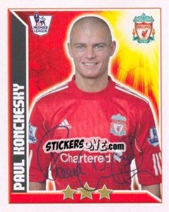 Sticker Paul Konchesky - Premier League Inglese 2010-2011 n. 198 - Topps