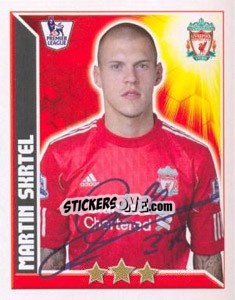 Sticker Martin Skrtel - Premier League Inglese 2010-2011 n. 202 - Topps