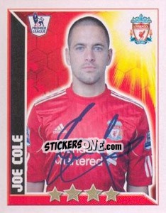 Sticker Joe Cole - Premier League Inglese 2010-2011 n. 206 - Topps