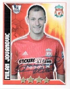 Sticker Milan Jovanovic - Premier League Inglese 2010-2011 n. 208 - Topps