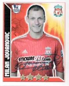 Figurina Milan Jovanovic - Premier League Inglese 2010-2011 - Topps