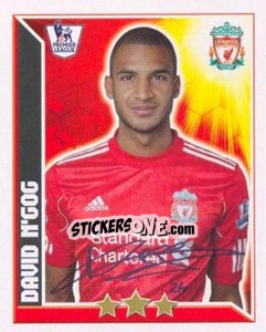 Sticker David N'Gog - Premier League Inglese 2010-2011 n. 211 - Topps