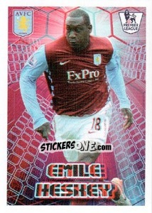 Sticker Emile Heskey - Premier League Inglese 2010-2011 n. 214 - Topps