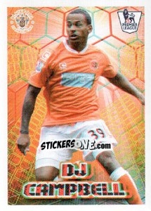 Sticker DJ Campbell - Premier League Inglese 2010-2011 - Topps