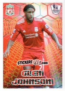 Sticker Glen Johnson - Premier League Inglese 2010-2011 n. 222 - Topps