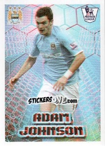 Figurina Adam Johnson - Premier League Inglese 2010-2011 - Topps