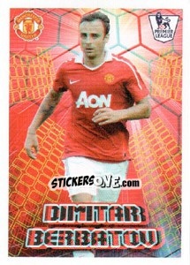 Sticker Dimitar Berbatov - Premier League Inglese 2010-2011 n. 224 - Topps