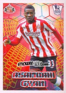 Sticker Asamoah Gyan - Premier League Inglese 2010-2011 - Topps