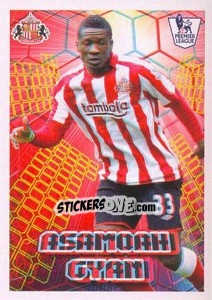 Sticker Asamoah Gyan - Premier League Inglese 2010-2011 n. 227 - Topps