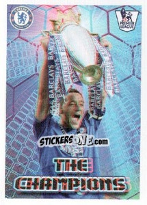 Figurina John Terry - The Champions - Premier League Inglese 2010-2011 - Topps