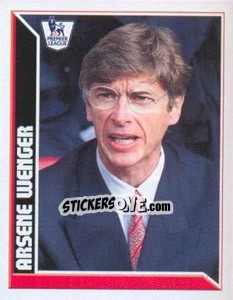 Sticker Arsene Wenger, 1997 - Premier League Inglese 2010-2011 n. 235 - Topps