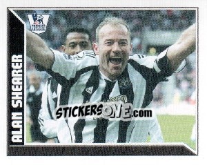 Sticker Alan Shearer, 2006 - Premier League Inglese 2010-2011 n. 237 - Topps